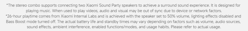 Xiaomi Sound Party, 50W tragbarer Bluetooth-Lautsprecher, Harman AudioEFX TWS-Modus 26h Wiedergabezeit, Smart Connectivity Wireless Speaker