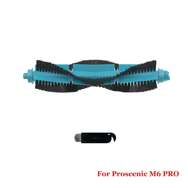 Zubehör für Proscenic M6 Pro Saugroboter Ersatzteile Hauptbürste Seitenbürste Hepa-Filter Wischtuchpad Ersatzteile