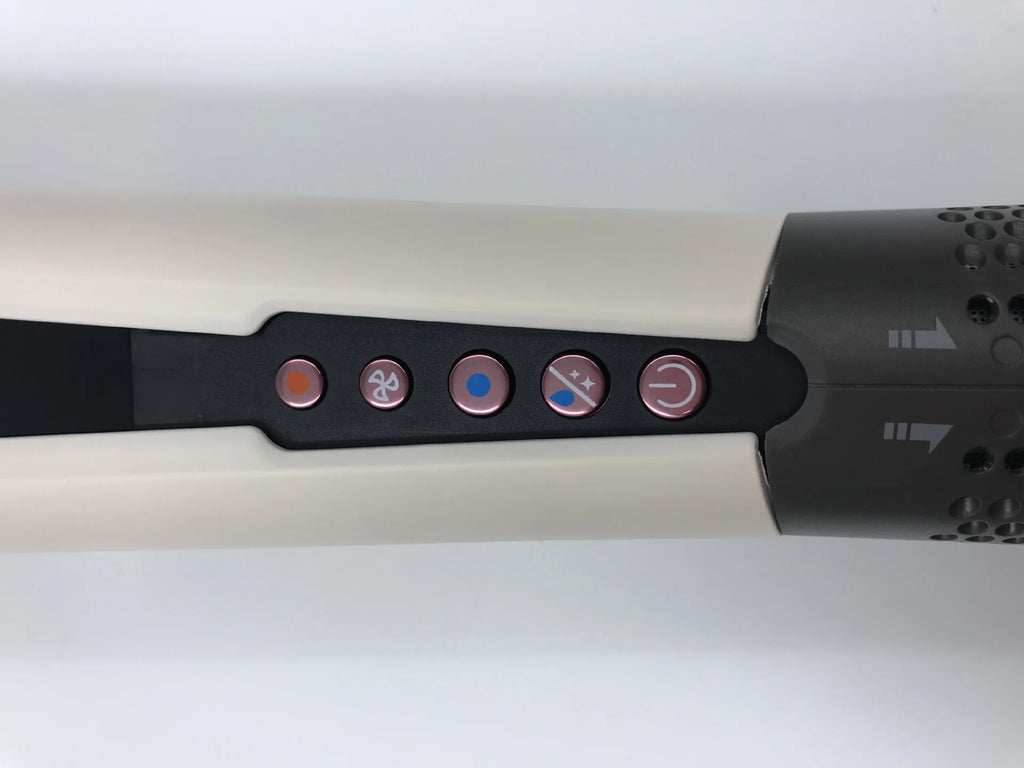 Professioneller 2-in-1 Warmluft-Glätteisen-Haartrockner mit negativen Ionen für glattes, frizzfreies Haar-Styling-Tool