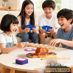 TILT N SHOUT: Eine Familienausgabe des Bestseller-Brettspiels Tilt-and-Shout mit kompetitivem Frage-Antwort-Spielprinzip