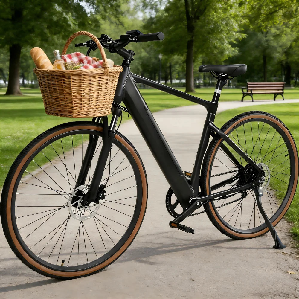 YANGOR 250W E-Bike, 28" Ultraleichter Rahmen, große Reichweite, Stadt- & Rennrad, geeignet für Damen und Herren E-Bike CE EU