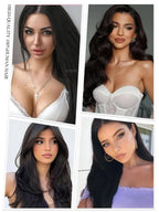 8 Stück Clip In Echthaar Extensions 100% Echthaar Clip In Natürliche Haarverlängerungen Glatte Haarteile 14-26 Zoll Remy Haar