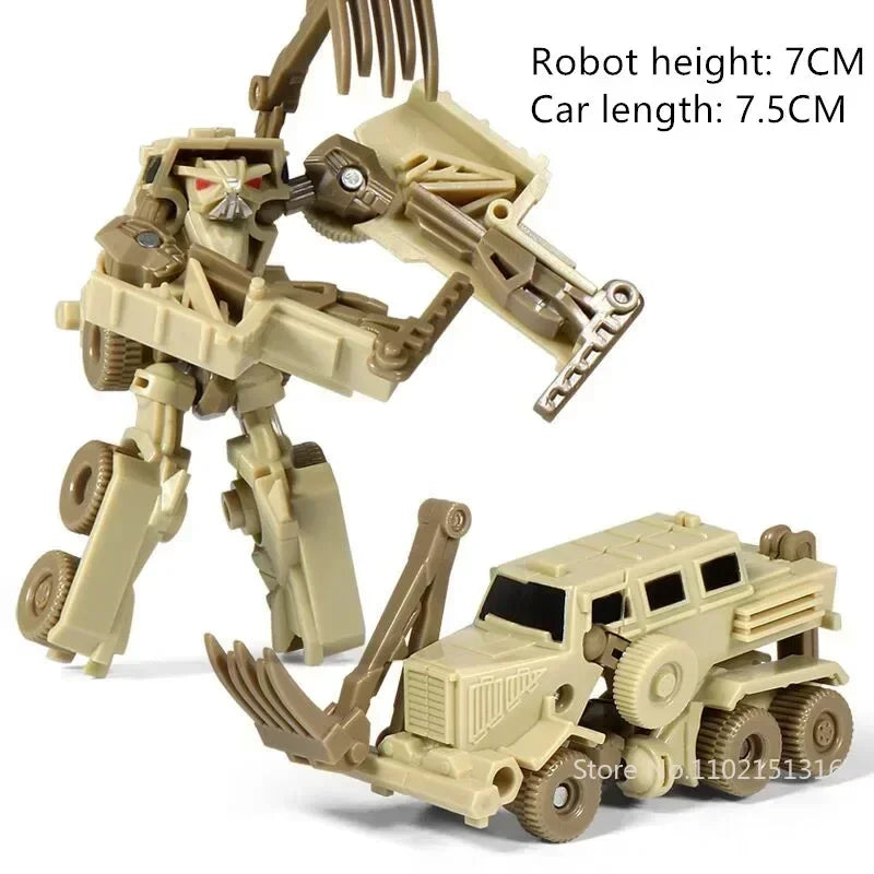 Kinder Spielzeug Mini Verwandlungs-Roboter-Kit Spielzeugmodelle 2-in-1 verformtes Auto Spielzeug Roboter Spielzeug für Kinder Geschenk Actionfigur