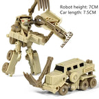 Kinder Spielzeug Mini Verwandlungs-Roboter-Kit Spielzeugmodelle 2-in-1 verformtes Auto Spielzeug Roboter Spielzeug für Kinder Geschenk Actionfigur
