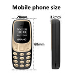SERVO BM10 Mini-Handy 2 SIM-Karten Bluetooth-Kopfhörer Stimmwandler Dialer Geringe Strahlung Tonaufnahme Kleines Mobiltelefon