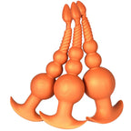 3-10cm Großer Analsex Plug mit Schwanz Sexspielzeug für Erwachsene Spiele Paare DIY Cosplay Großer Butt Plug Silikon Weich Lang Anal Beads Frauen