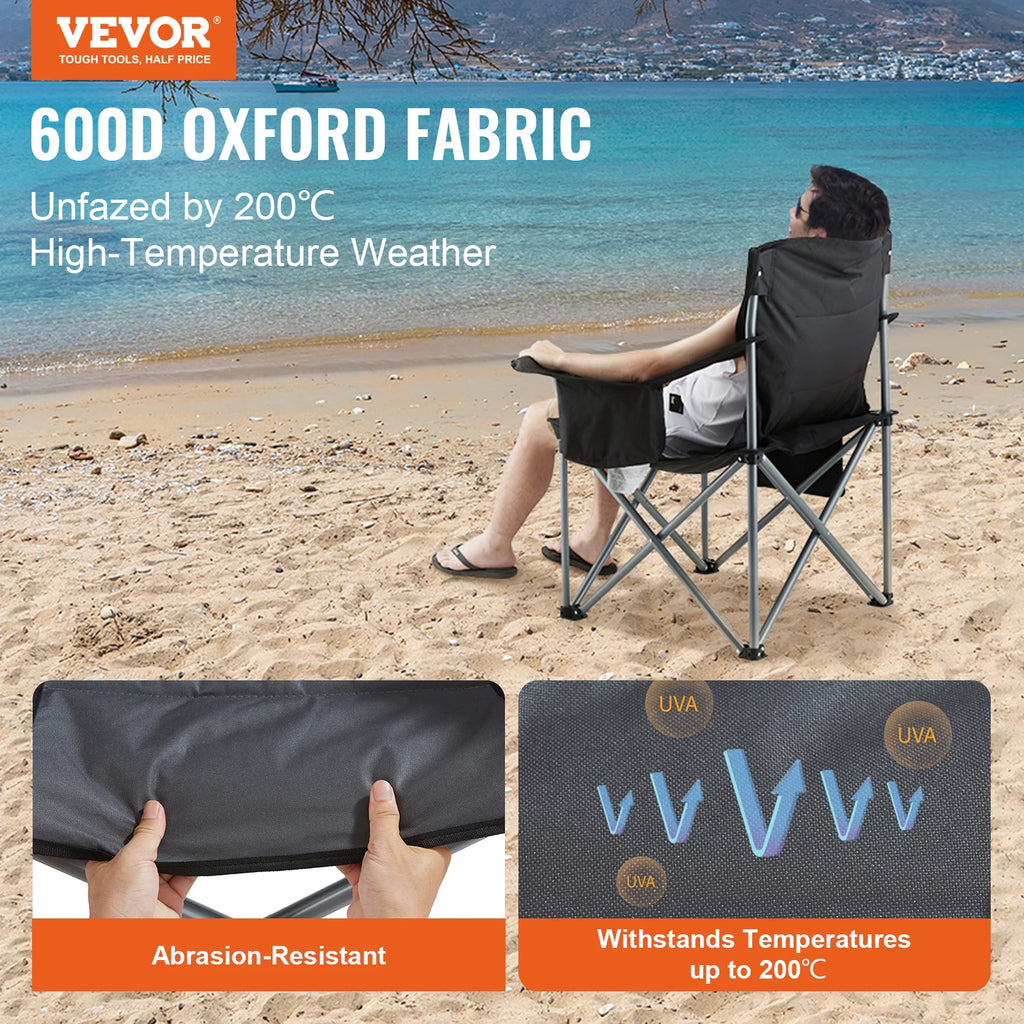SucceBuy Outdoor-Campingstuhl 350lbs hohe Belastung Ultraleichter Klappstuhl Tragbarer Strandwanderpicknick-Reisesitz Angelwerkzeug