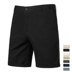Herren Golfshorts Freizeithose Leichte schnelltrocknende lässige Arbeitsshorts Flat Front Wandershorts mit 4 Taschen