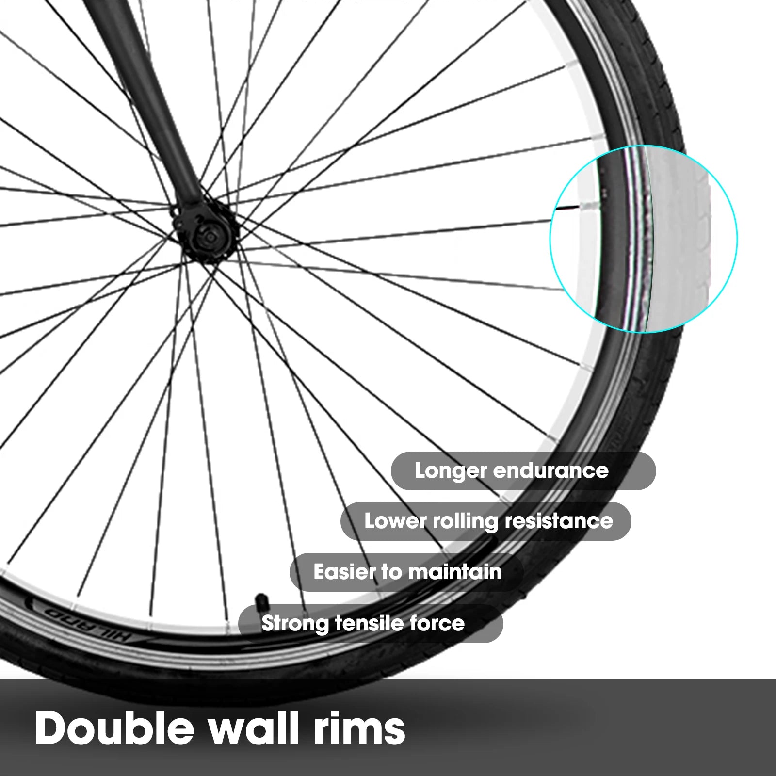 Hiland Aluminium Rennrad, Shimano 14 Gänge, 53/57cm Rahmen, Rennrad für Herren Herren-Rennrad