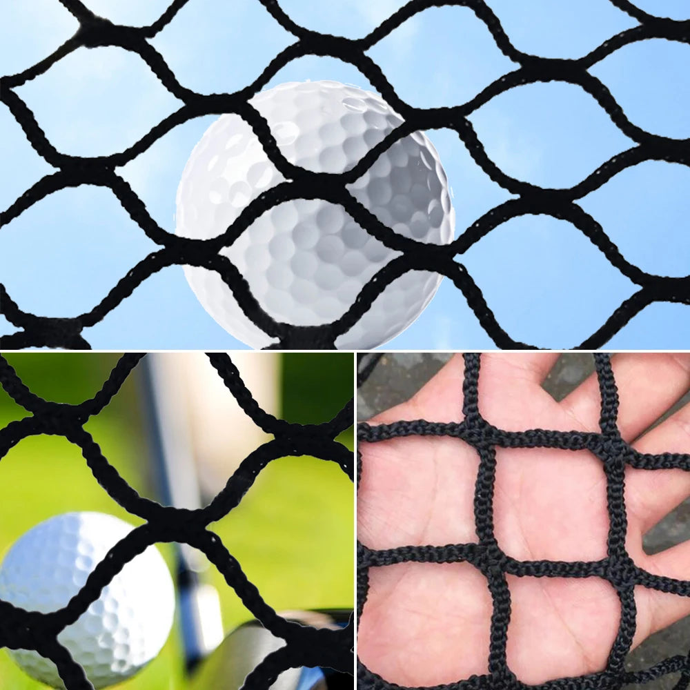 3 x 3 m Golf Übungsnetz, Hochbelastbares Golf Übungsnetz für Innen- und Außentraining, Tragbares Golfschlagnetz