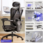 UVR Gaming Computer Stuhl Ergonomisches Design Möbel Feld Verstellbarer Drehstuhl Netz-Bürostuhl Heim- und Sportstuhl