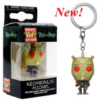 Neue FUNKO Schlüsselanhänger Disney Dämonin Prinzessin Bella Arielle Alice Anna Elsa Bell Jack Sally Stitch Actionfigur Spielzeug Ornamente