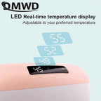 DMWD Haushalt Feuchttuchwärmer Elektrischer Säuglings-Baby-Feuchttuch-Gesichtsmasken-Wärmer Einstellbare konstante Temperatur 220V