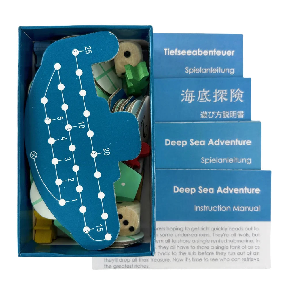 Deep Sea Adventure Brettspiel Kartenspiel Familienspiel Unterhaltung Interaktives Spielzeug Geschenk für Kinder Lustiges englisches Spiel