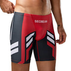 Herren Schnelltrocknende Boxer-Badehose mit Bundzug zum Surfen, für Strand, Sand, Thermische Badeshorts