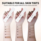 Foundation Stick Farbwechsel-Foundation mit abnehmbarem Pinsel Blanc Cover Cream Stick Farbwechselnde Basis Make-up mit hoher Deckkraft