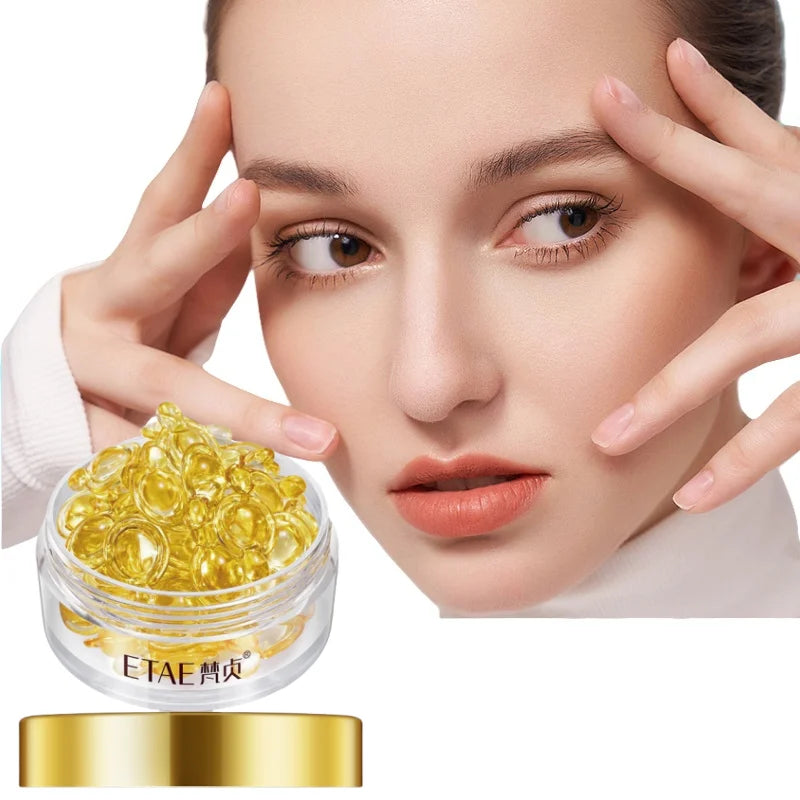 0,25g*30 Kapseln Augen-Essenz, enthält Plazenta-Extrakt, Hefe-Extrakt, Vitamin E und andere Inhaltsstoffe, spendet der Haut um die Augen Feuchtigkeit und Hydration, verbessert ihr Aussehen und ihre Festigkeit, alkoholfrei, zur täglichen Anwendung