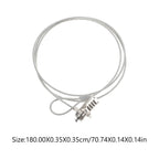 Laptop Locking Cable Steel Wire 1.8m Zinc Alloy Resettable Password Anti Theft Security Cable Lock for Laptop Monitor Tablet