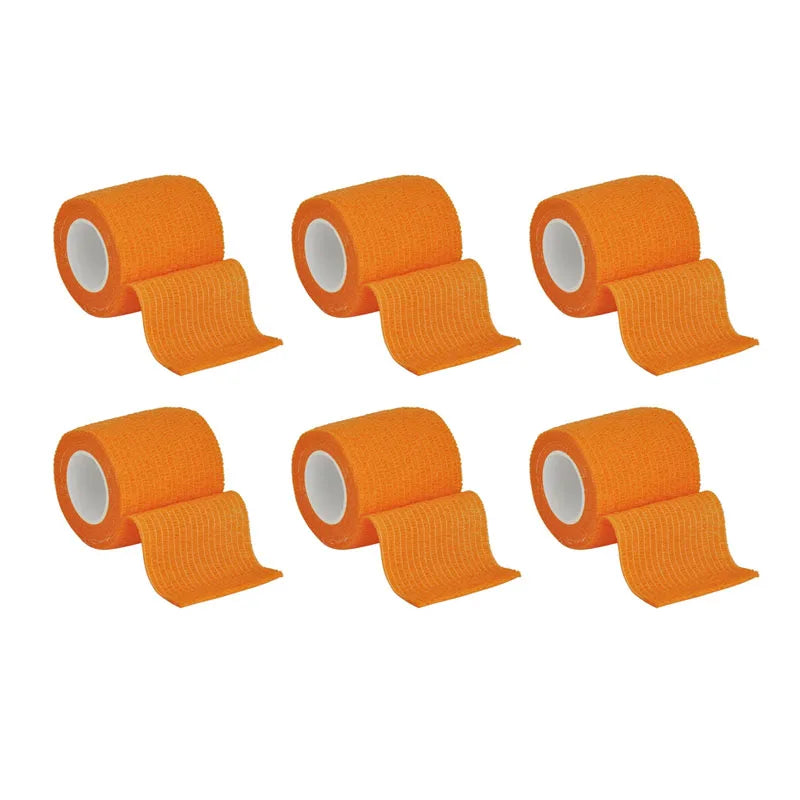 1/6 Stücke Buntes Sport-Tape Selbstklebende Elastische Bandage Elastoplast Sportschutz Knie Finger Knöchel Handfläche Schulter
