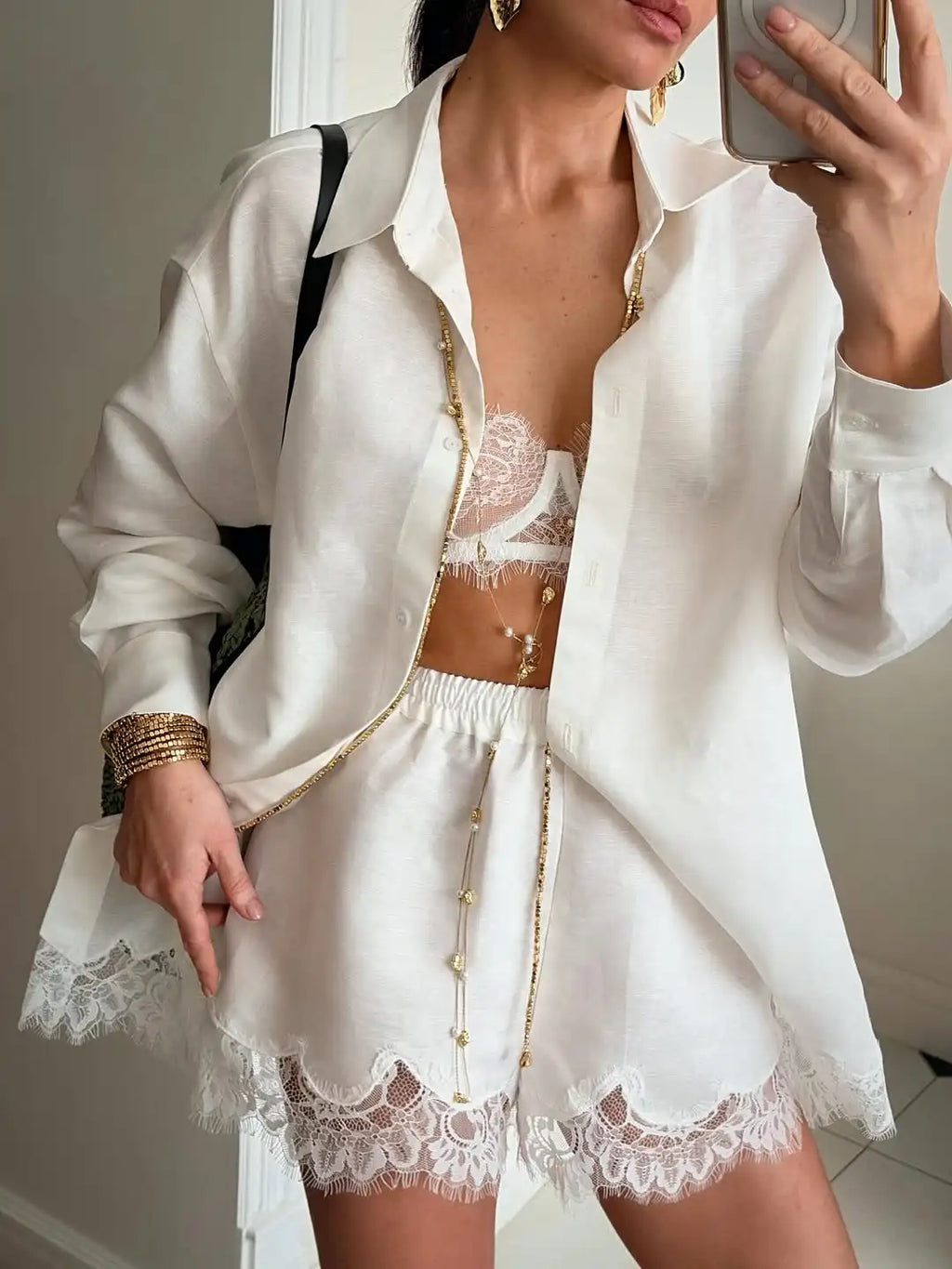 Damen Anzug mit Revers, langen Ärmeln, chic, einreihig, weites Bein, lange Hose, Sets 2026, lässiges, lockeres Outfit für den Alltag