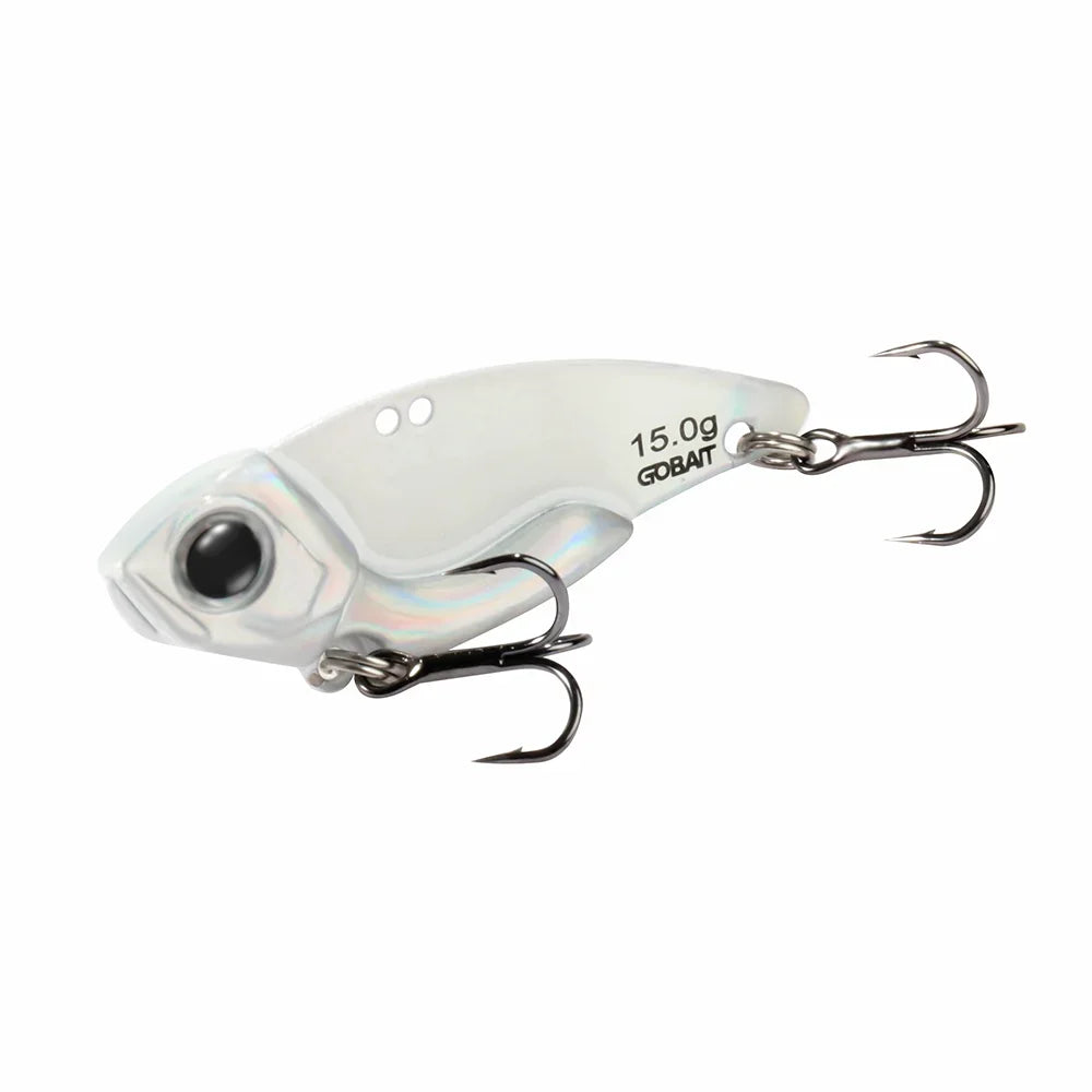 Metall Jig VIB Köder 7g 10g 15g Löffel Spinner Laserlackierung Angelgerät Drillinge Swimbait Pesca Bait Spinnerbait VIBRATION
