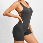 Gepolsterter Activewear Gym Yoga Bodysuit Damen Fitness Kleidung Damen Workout Weibliche Sportoutfit Anzüge Trainings Jumpsuit