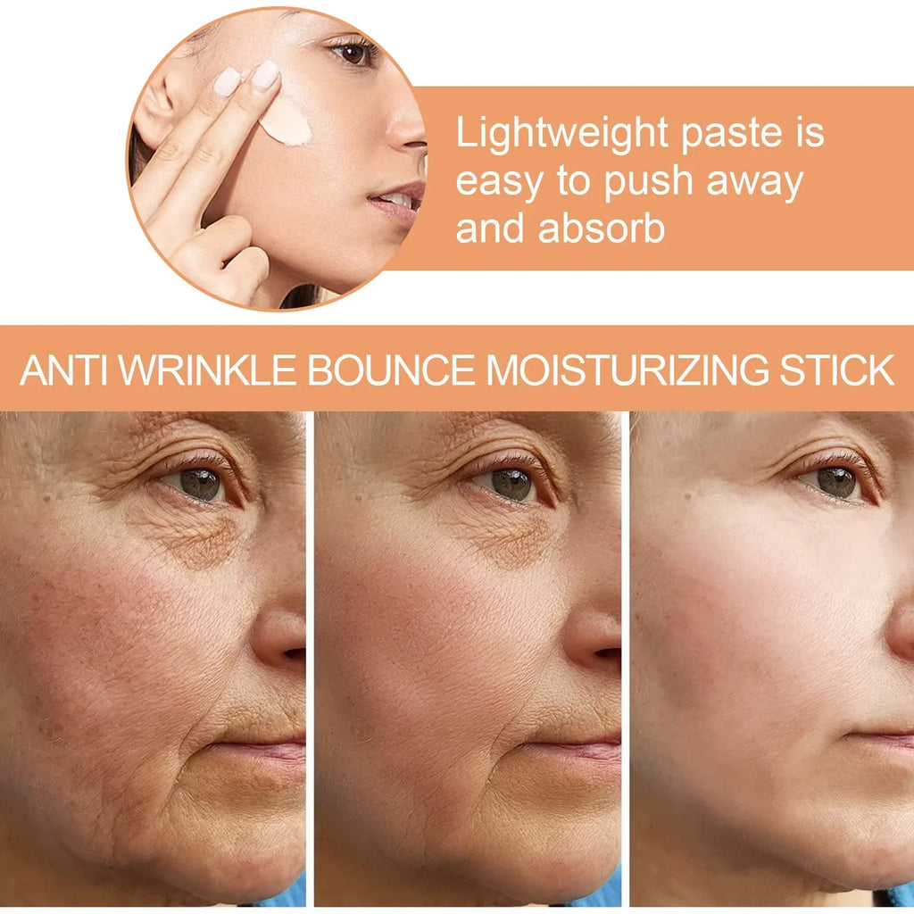 Kollagen Anti-Falten Multi Bounce Balsam Stift Sofortige Anti-Aging Straffung Anhebung Aufhellung Mattierende Gesichtshaut Feuchtigkeitspflege Kosmetik
