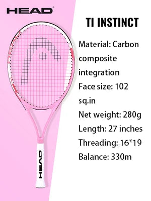 HEAD Carbon Composite Integration Tennisschläger für Anfänger Damen Herren Studenten Einzel-Trainingsschläger