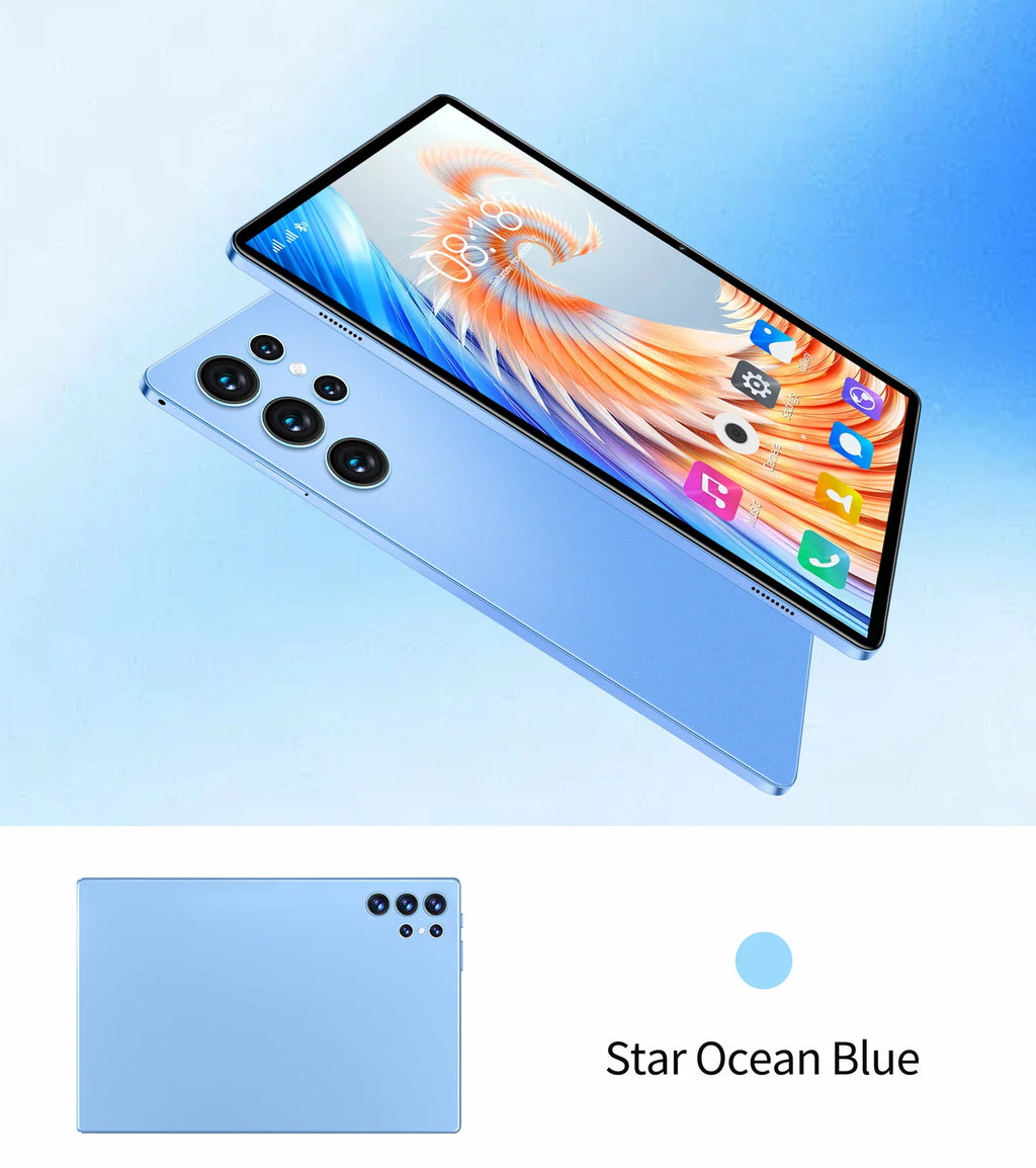 2025 Neu verbessertes Pad 10,1 Zoll Android-Tablet Octa Core 6GB RAM 128GB ROM Dual-Netzwerk WLAN Dual-Kameras Tablet PC 6000mAh