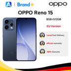 EU Version Smartphone OPPO Reno15 5G 8GB+512GB Blau, Snapdragon 7 Gen 4, 6500mAh, 80W, 6,59 Zoll, 50MP OIS Kamera, Offizielle Garantie