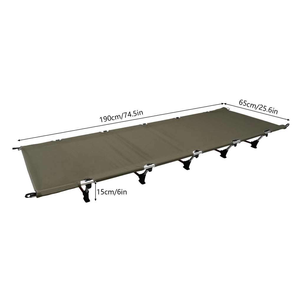 Ultraleichtes klappbares Campingbett, tragbares bequemes Feldbett für Erwachsene, Outdoor, Wandern, Reisen, Trekking, Zuhause, Büro, Nickerchen
