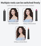 Automatic Curling Iron Hair Styling Tool for Hd15/16/17/18 Curling Wand 1.25 Inch Fast Heating Anti-Scald Ionic Hair Accessories