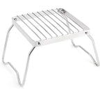 Outdoor Edelstahlkocher Halterung Camping Tragbarer Klappbarer Mini Grillrost Set Topfhalter Backblechhalter