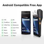 5,5 Zoll Android 11 4+64G Robustes mobiles Computer-PDA für Parkgebührensystem, Zahlungsterminal, Handheld-PDA