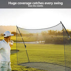 10x7x3ft Basics Golf-Übungsnetz mit Tragetasche, tragbare Golfnetze, persönliche Driving Range für Schwungtraining, Chipping, Garten, Outdoor