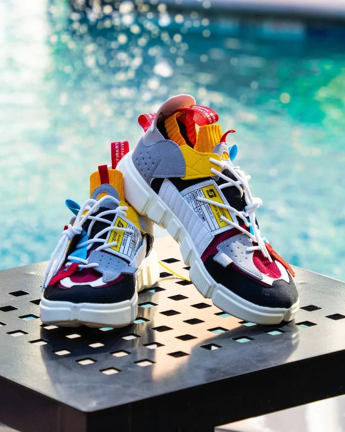 Damen Luxus Chunky Sneakers 2025 Trend Fashion Mesh Atmungsaktive Schuhe für Herren Sport Laufen Freizeit Damen Fitness Vulkanisierte