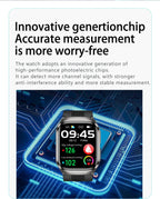 2026Neue Gesundheitsuhr Blutdruck Genaue Messung Smartwatches Herren Harnsäure Blutfette wasserdicht Airbag Smartwatch Damen