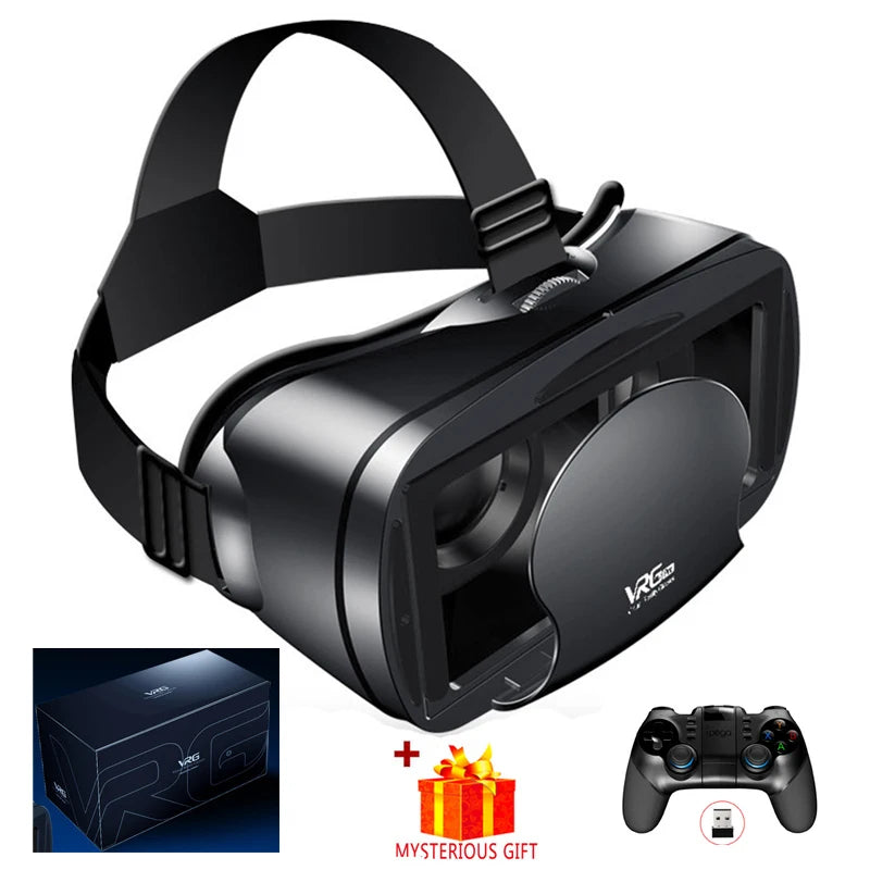 Virtual Reality 3D VR Headset Smart Glasses Helm für Smartphones Handy Mobile 7 Zoll Linsen Fernglas Brille Geräte