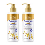 Kollagen Körperlotion zur Straffung & Hydratation – Intensive Feuchtigkeitspflege Anti-Aging-Haut für trockene, schlaffe Haut, Pflege 300g/Stück