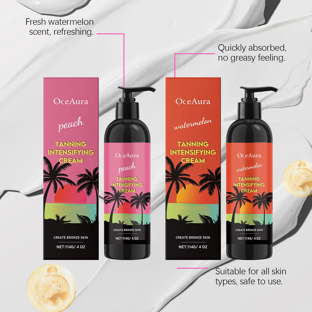 Pfirsich Selbstbräuner Creme Bräunungs-Verstärkung Verdunkelung Selbstbräunung Sonnengeküsster Teint Feuchtigkeitsspendende Wassermelonen Bräunungscreme