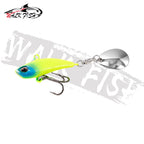 WALK FISH 7g 11g 15g 21g Spinnerbait Metall VIB Angelköder rotierender Schwanz Vibration Pailletten Japan Wobbler Trollingköder Pesca