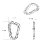 Taktischer Karabiner Karabina Karabiner Clip Plastik Kadett Wandern Camping
