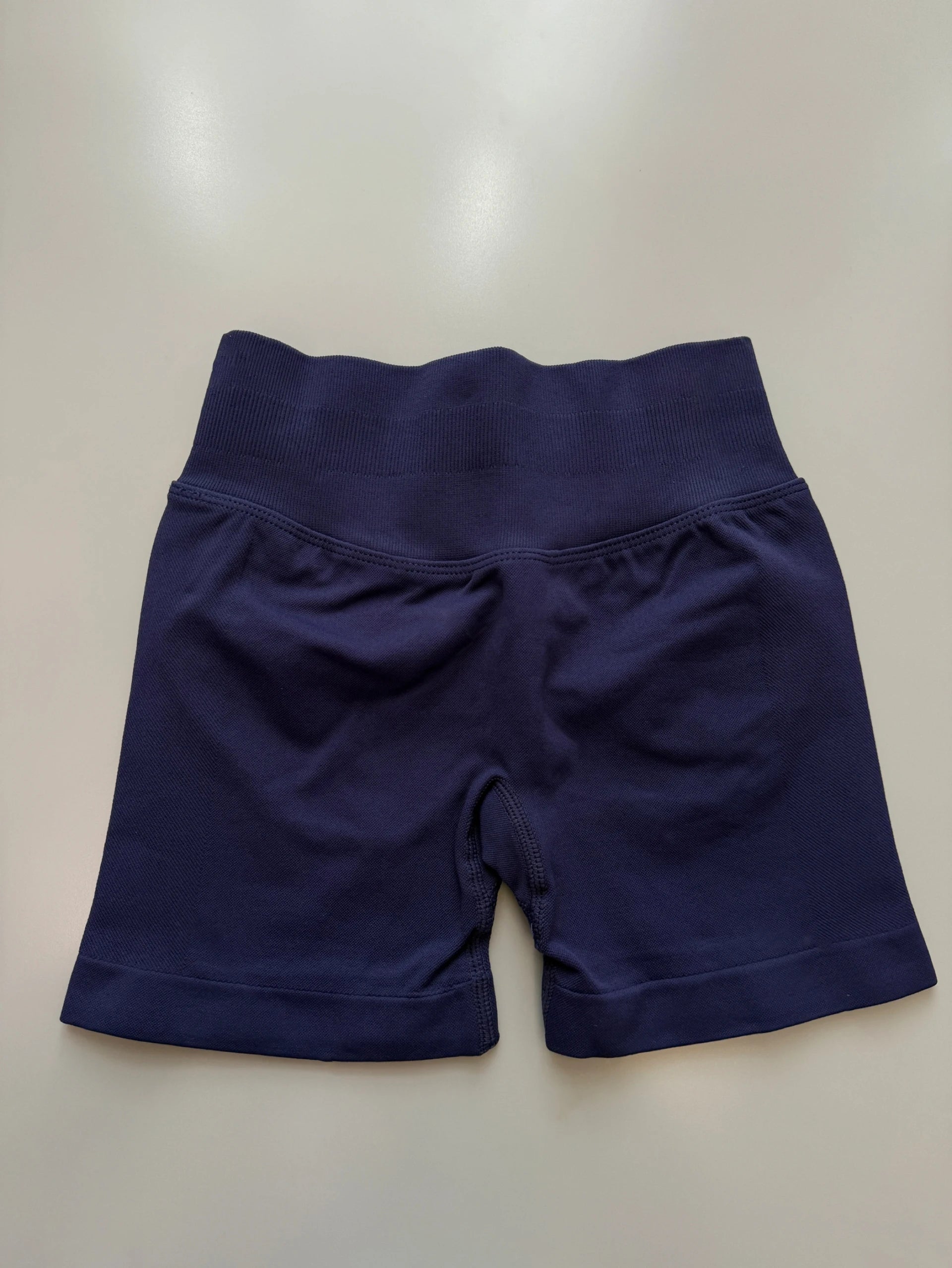 Impact Shorts 4.5" Nahtlos, hochelastisch, niedrig gerippter Bund, dezenter Po-Kontur-Shorts, Fitness Workout Yoga Gym Shorts