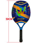 Camewin Beach-Tennisschläger 50% Carbon-Innenkern EVA-Schaum-Faser Mit Schutzhülle Hochwertiger Tennisschläger Neu 2024