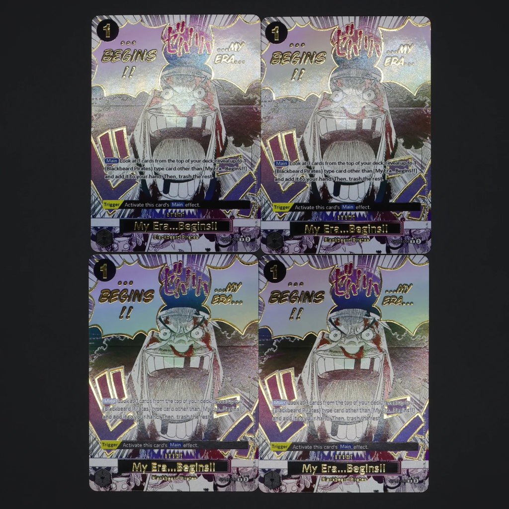 One Piece TCG OPCG English Manga Event Card Set Gear 2 DDM GGG Ground Death Frighten Me OP09 OP10 OP11 OP12 OP14 Goldprägung