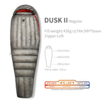 AEGISMAX Wind Hard Dusk Upgrade 7D Nylon DWR 800FP Ultra Dry Daune Pro Ultraleichter Schlafsack für Camping und Wandern für Damen und Herren