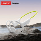 Lenovo S106 True Bone Conduction Headset Bluetooth 6.0 IPX8 Wasserdichte Kopfhörer 32GB MP3 HIFI-Ohrhörer mit Mikrofon zum Schwimmen