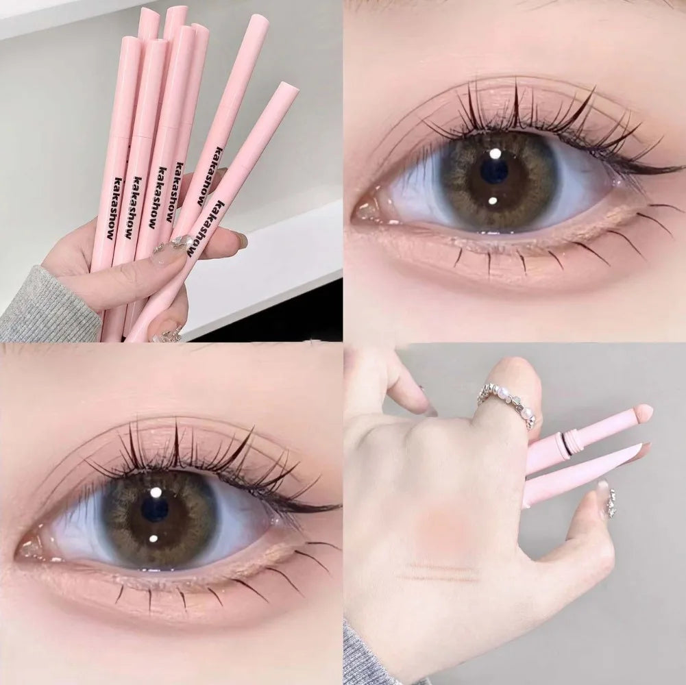 Doppelseitiger Lying Silkworm Eyeliner Pencil Diamond Glitter Matt Aegyosal Pen Aufhellende Creme-Lidschatten-Highlighter-Augen-Make-up