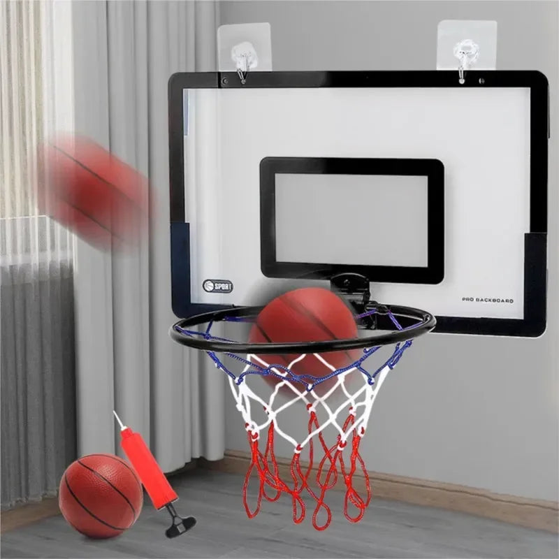 Indoor Kinder Sicherheit und Spaß Spiele Kinder Heim Sport Basketball Set Wandhalterung Nicht perforierter Basketballrahmen