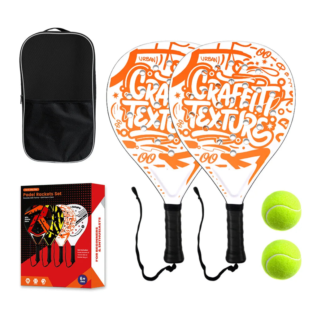 Neueste Tennisschläger 2026 | Padelschläger, aus ultraleichtem Kohlefasermaterial, mit starker Elastizität und guter Qualität